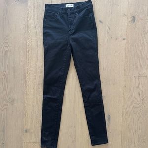 Madewell 10" High-Rise Skinny Jeans - Black